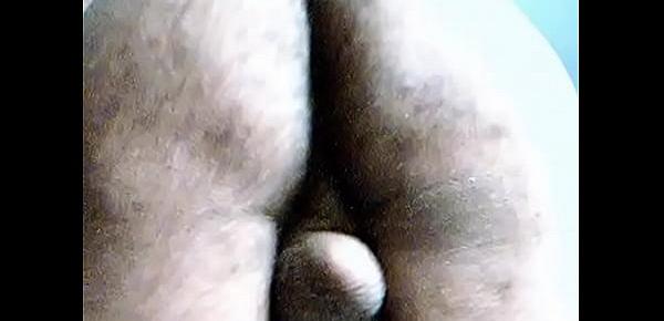  hairy indian ass closeup